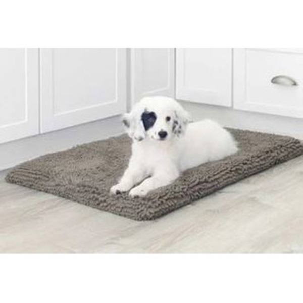 Dog Gone Smart D.Gs Dirty Dog Cushion Pad, 19 in L, 24 in W, Microfiber/PVC, Gray, Machine Washable DGSDDCP1921